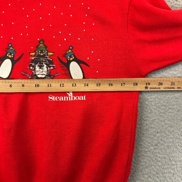 Vintage 1980s Penguin Steamboat Sweatshirt size S - Picture 8 of 11